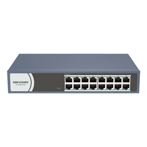 Switch L2, 16 x RJ45 10/100 Mbps, Unmanaged - HIKVISION DS-3E0116R-O