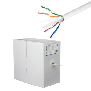 Cablu UTP, cat 6, CUPRU 100%, 305m, LSZH, 4x2x23 AWG - eRaya NET6LUT-305