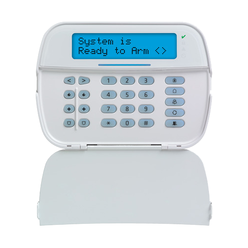 Tastatura LCD alfanumerica, cablata, 128 zone, cititor proximitate, SERIA NEO - DSC HS2LCDPEE3 - imagine 2