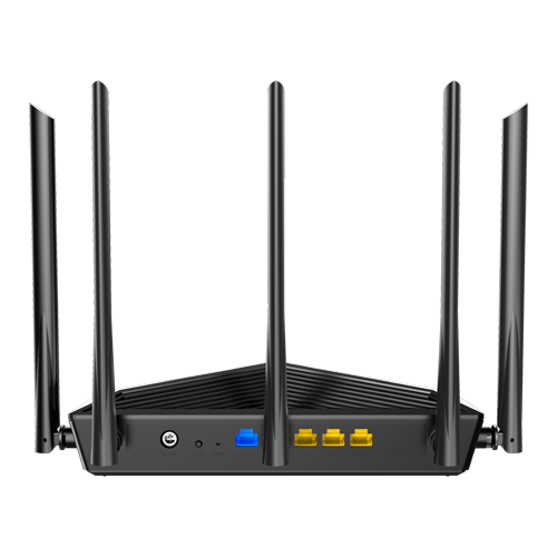 Router Wi-Fi 6e, AX5700 TriBand 2.4/5GHz/6GHz, 861+2402+2402 Mbps, 5x6dBi, 4 x Gigabit - TENDA TND-RX27-PRO - imagine 3