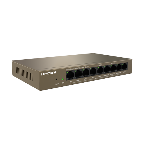 Router 8 porturi Gigabit PoE+, 95W, 1 port RJ45, Management - IP-COM M20-8G-PoE - imagine 3
