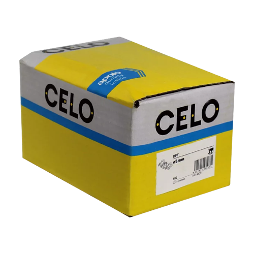 Clema metalica dubla DFT Ã 4.5 mm pentru cablu, fixare pe pistol (100 buc.) - CELO 95DFT - imagine 2