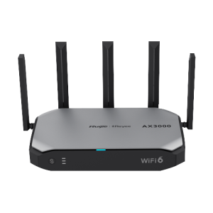 Router Wi-Fi 6, AX3000 Dual Band, 5 x RJ45 1G, Multi-WAN, Cloud Management - Ruijie Reyee RG-EG105GW-X