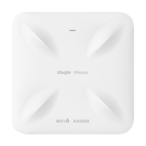 Access Point Wireless AX6000 Dual-Band, Wi-Fi 6, 2x RJ45 2.5G, PoE IN, Cloud Management - Ruijie RG-RAP2260(H)