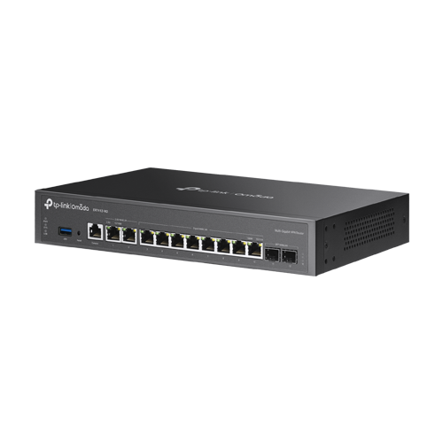 Router VPN, 2 x RJ45 2.5G, 2 x SFP Gigabit, 8 x RJ45 Gigabit, 1 x USB, 1U - TP-Link Omada ER7412-M2 - imagine 3
