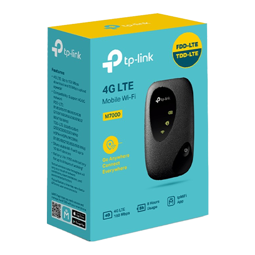 Router portabil Wi-Fi 4G LTE TP-Link M7000 slot SIM - TP-LINK M7000 - imagine 3