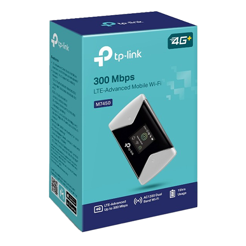 Router portabil TP-Link M7450, Dual-Band, 300Mbps, 4G LTE - TP-LINK M7450 - imagine 3