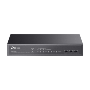 Switch 4 x RJ45 10/100 Mbps PoE, 4 x RJ45 10/100 Mbps, Buget PoE 41W, Unmanaged - TP-Link TL-SF1008LP