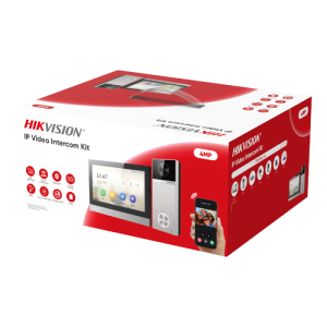 Kit videointerfon IP, 4MP, IR 3m, Wi-Fi 6, 2.4Ghz, IP65 - HIKVISION DS-KIS613-S