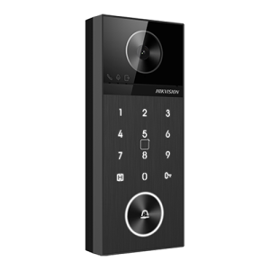 Panou exterior videointerfon TCP/IP 4MP, IR 3m, WI-FI6, Bluetooth, PIN, PoE, M1, IP65 - HIKVISION DS-KV6124-WBE1