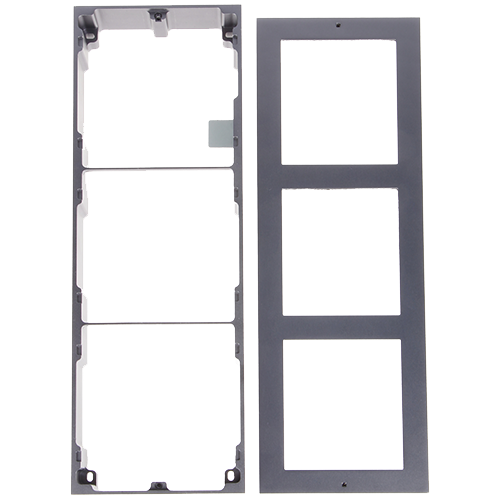 Rama montaj aparent, 3 module, pentru Interfon modular - HIKVISION DS-KD-ACW3 - imagine 2