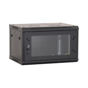 Rack perete 6U 19' 600x600, capacitate incarcare 80 Kg, negru - ASYTECH Networking ASY-6U-6060W